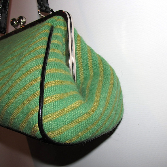 Glenda Gies Jackie Chenille Handbag Satchel Purse - Picture 4 of 8